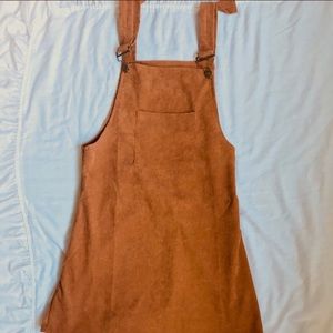 Corduroy Overall Dress
